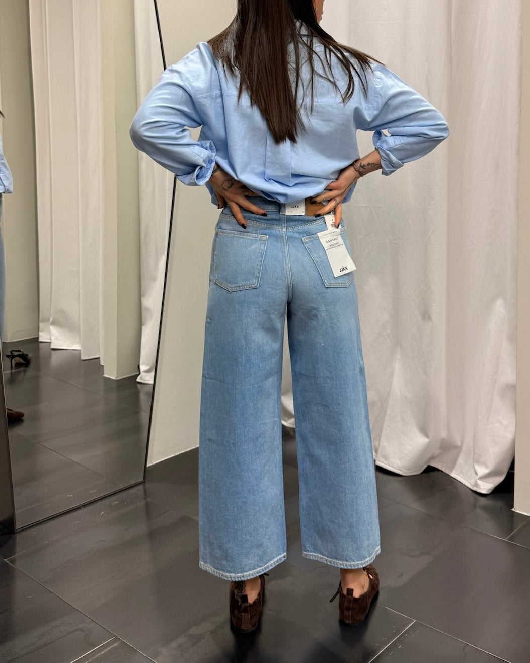 Jeans Santiago Wide Crop JJXX Donna Art.12289296