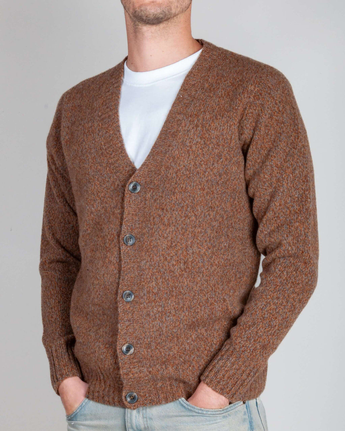 Cardigan Retois Fade Pura Lana Merinos Extrafine Art. 1.4502