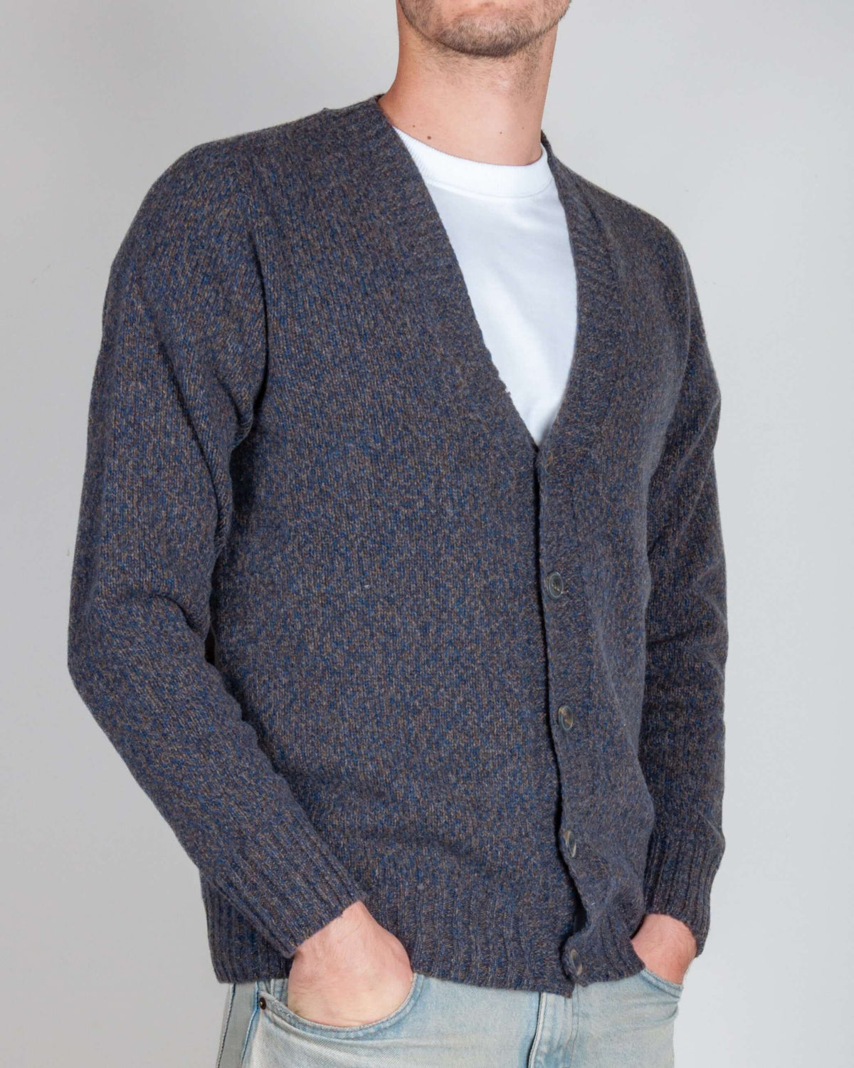 Cardigan Retois Fade Pura Lana Merinos Extrafine Art. 1.4502